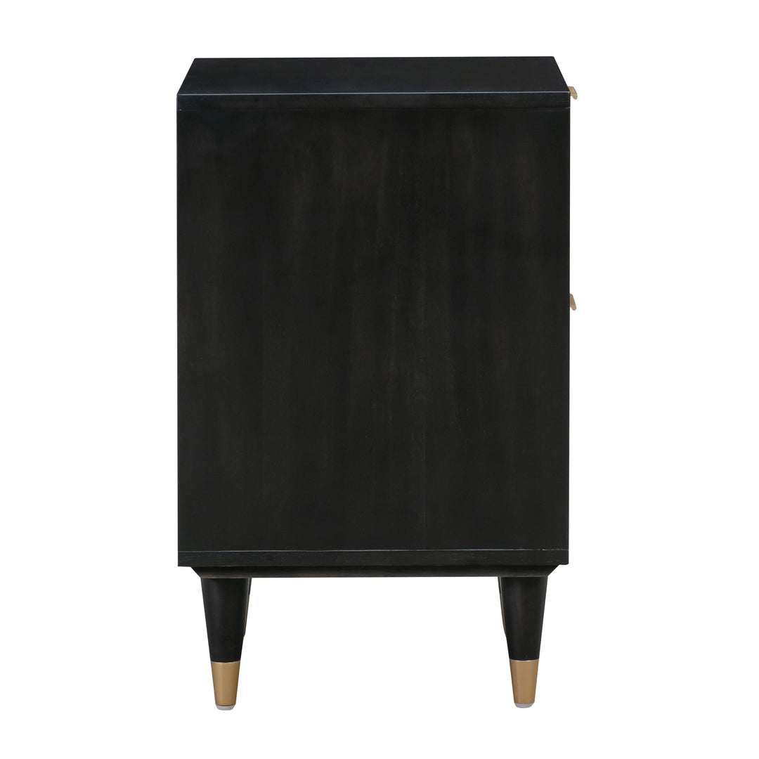 TOV Furniture Sierra Noir Nightstand NIGHTSTANDS