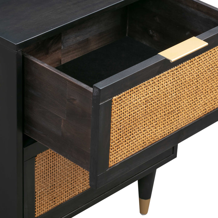 TOV Furniture Sierra Noir Nightstand NIGHTSTANDS