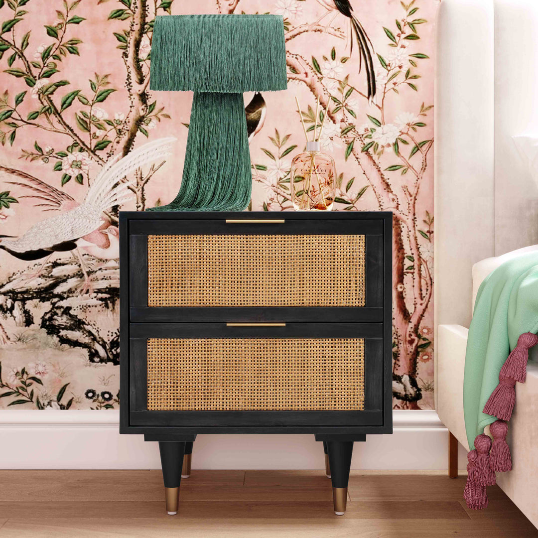 TOV Furniture Sierra Noir Nightstand NIGHTSTANDS
