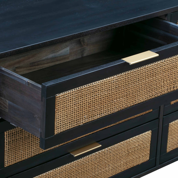 TOV Furniture Sierra Noir 6 Drawer Dresser DRESSERS