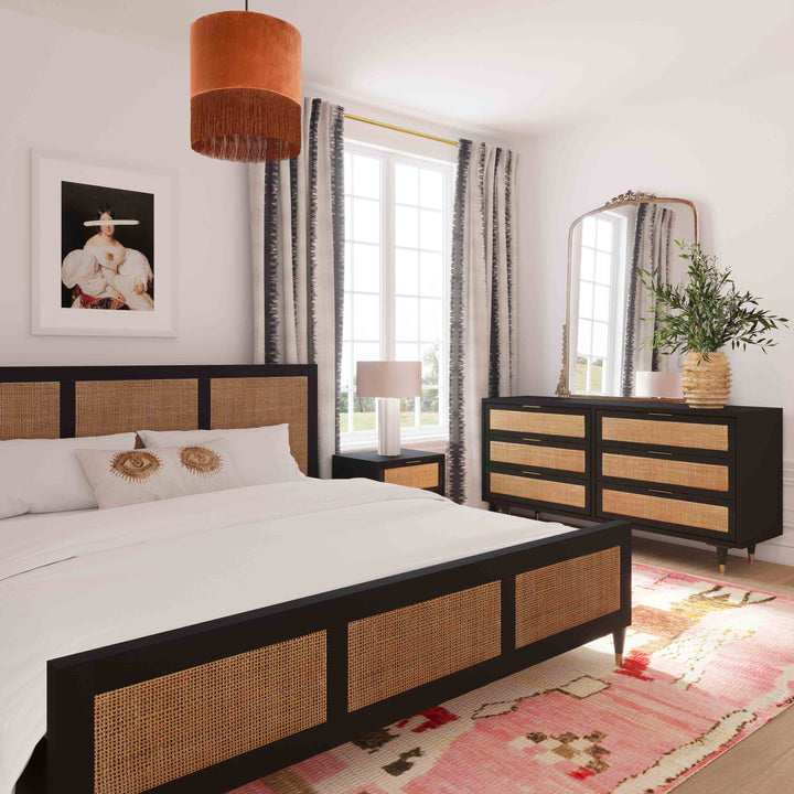 TOV Furniture Sierra Noir 6 Drawer Dresser DRESSERS