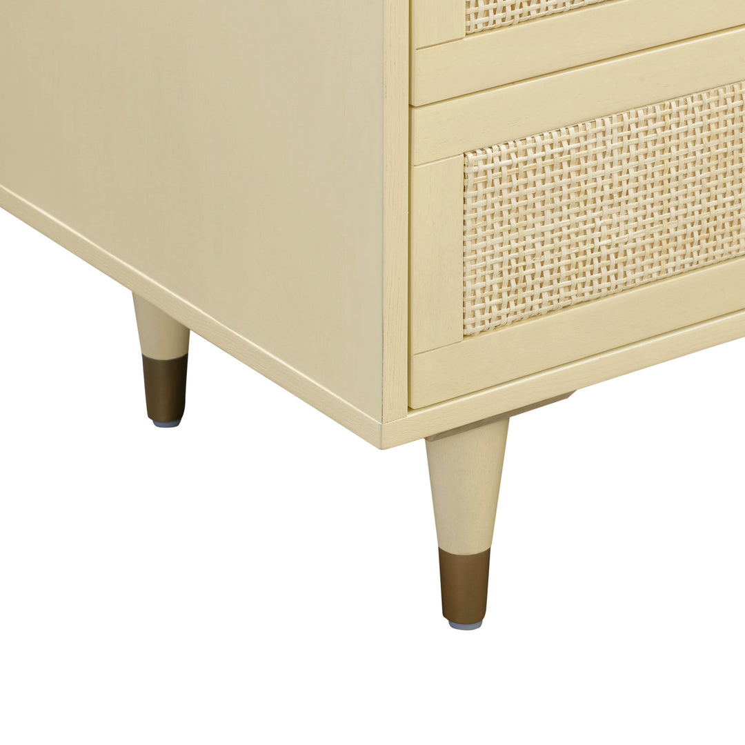 TOV Furniture Sierra Buttermilk 6 Drawer Dresser DRESSERS