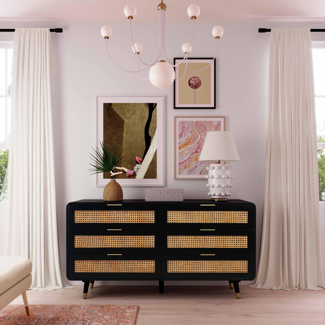 TOV Furniture Christine 6 Drawer Dresser DRESSERS