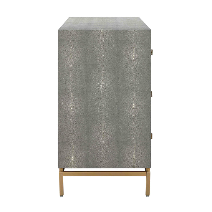 TOV Furniture Pesce Shagreen 6 Drawer Dresser DRESSERS