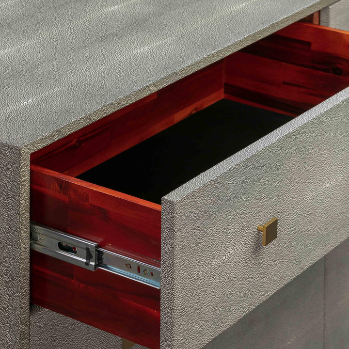 TOV Furniture Pesce Shagreen 6 Drawer Dresser DRESSERS