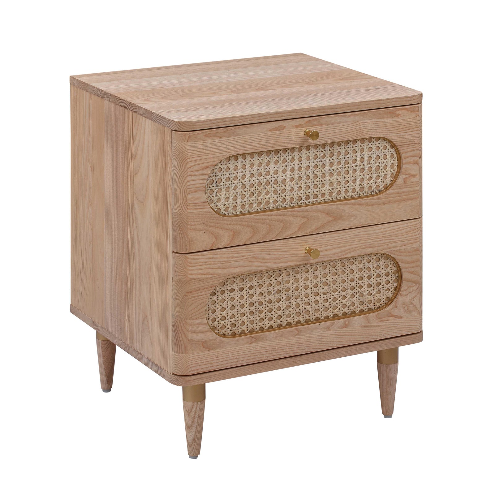 TOV Furniture Carmen Cane Nightstand NIGHTSTANDS