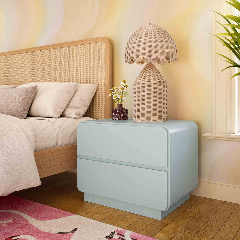 American Home Furniture | TOV Furniture - Sagura Blue Nightstand