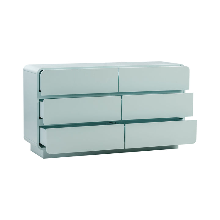 American Home Furniture | TOV Furniture - Sagura Blue 6-Drawer Dresser
