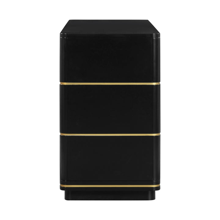 TOV Furniture Julieta Black 6 Drawer Dresser DRESSERS
