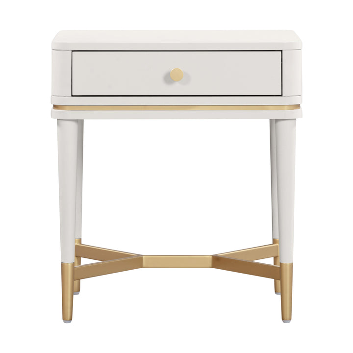 American Home Furniture | TOV Furniture - Julieta Cream Nightstand