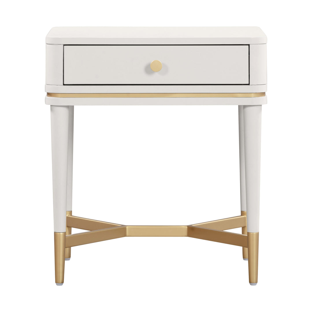 TOV Furniture Julieta Cream Nightstand NIGHTSTANDS