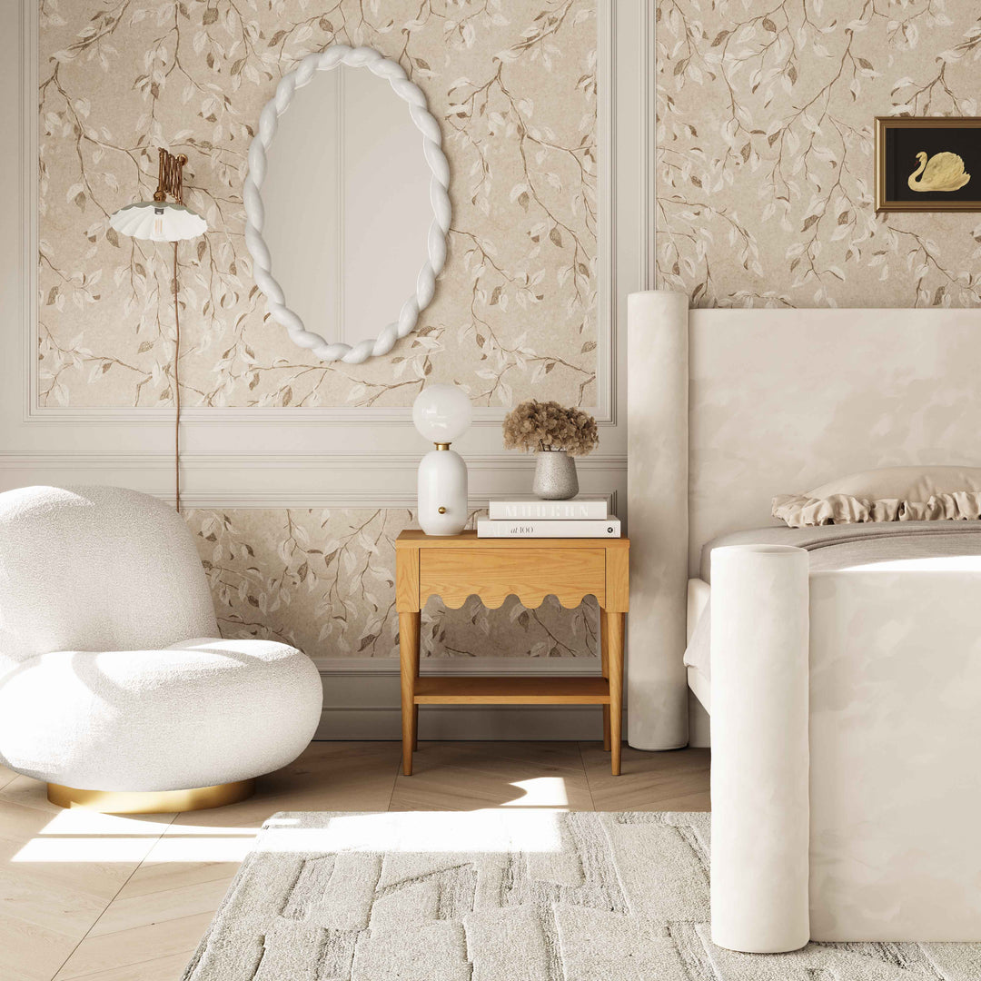 TOV Furniture Oodle Natural Ash Nightstand NIGHTSTANDS