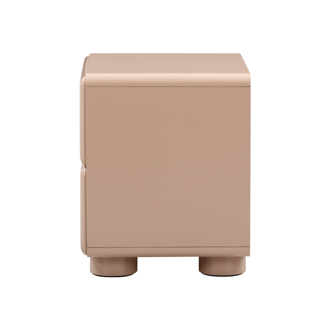 TOV Furniture Tammy Taupe Nightstand NIGHTSTANDS
