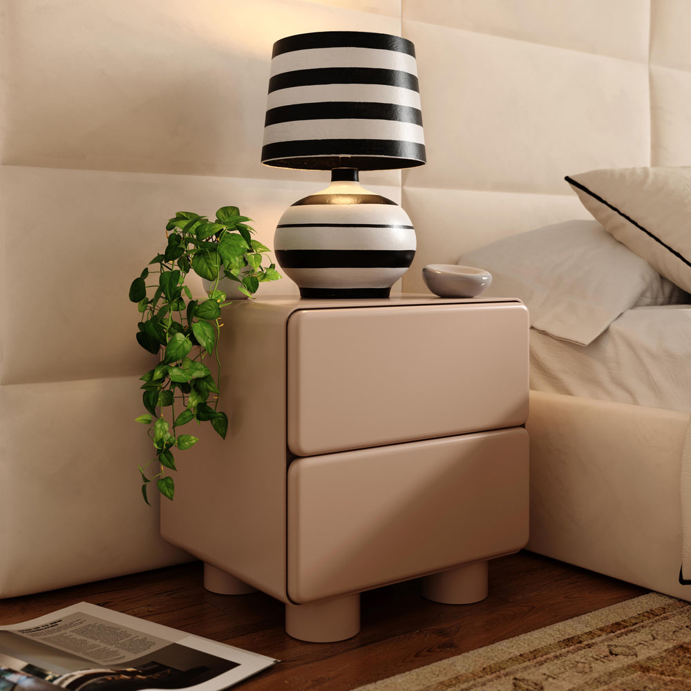 American Home Furniture | TOV Furniture - Tammy Taupe Nightstand