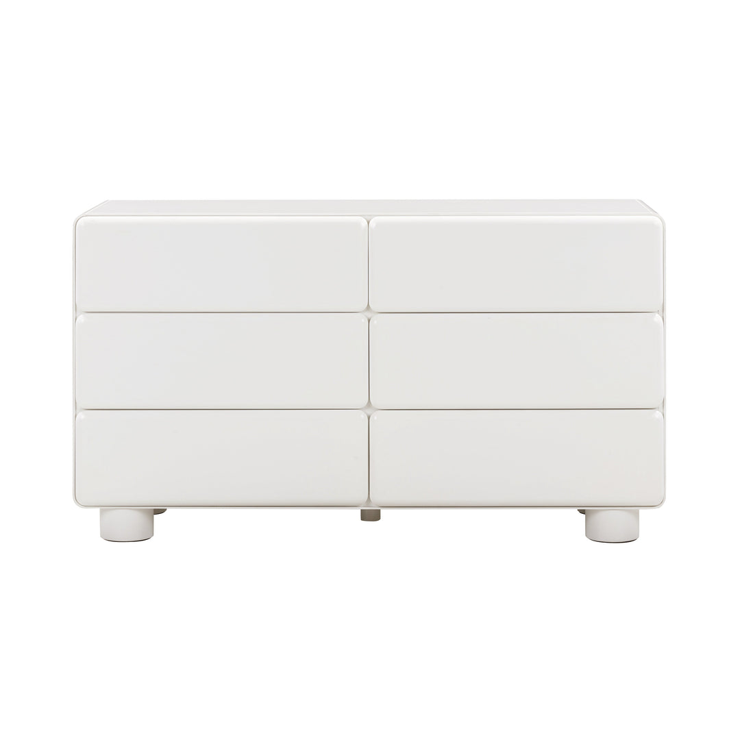 TOV Furniture Tammy White 6-Drawer Dresser DRESSERS