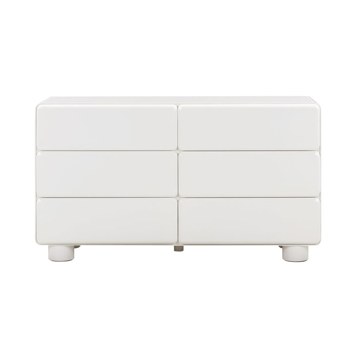 TOV Furniture Tammy White 6-Drawer Dresser DRESSERS