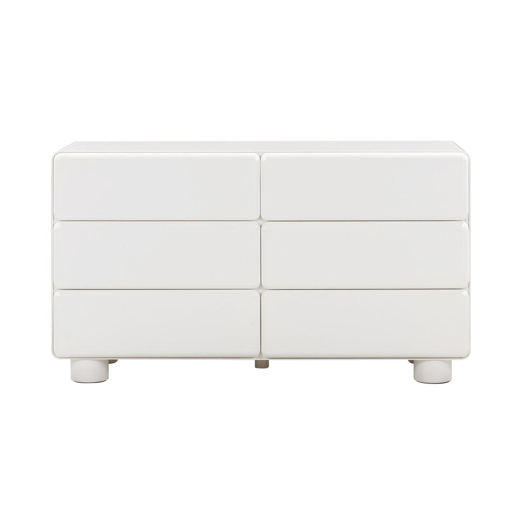American Home Furniture | TOV Furniture - Tammy White 6-Drawer Dresser