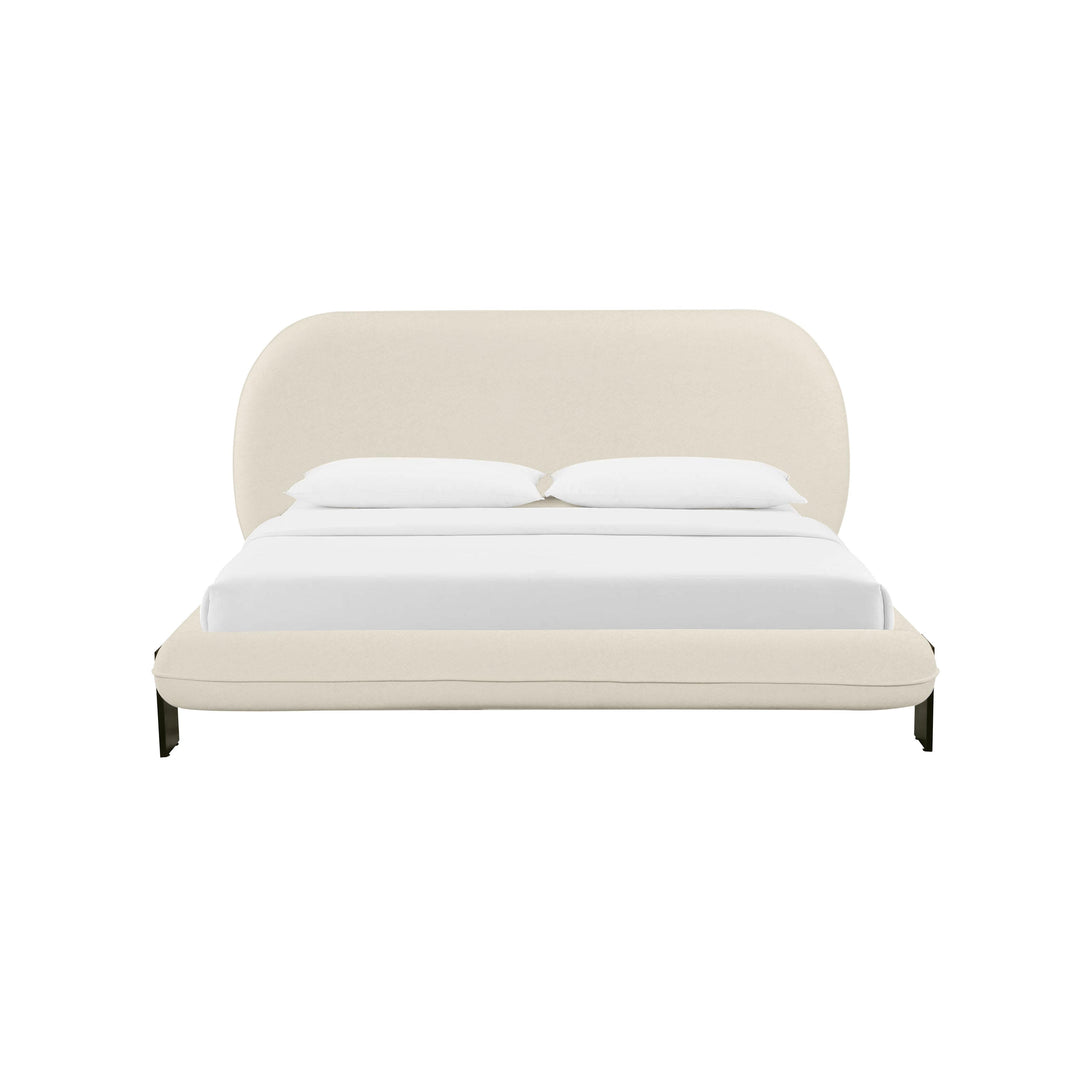 American Home Furniture | TOV Furniture - Ophelia Faux Wool Bed