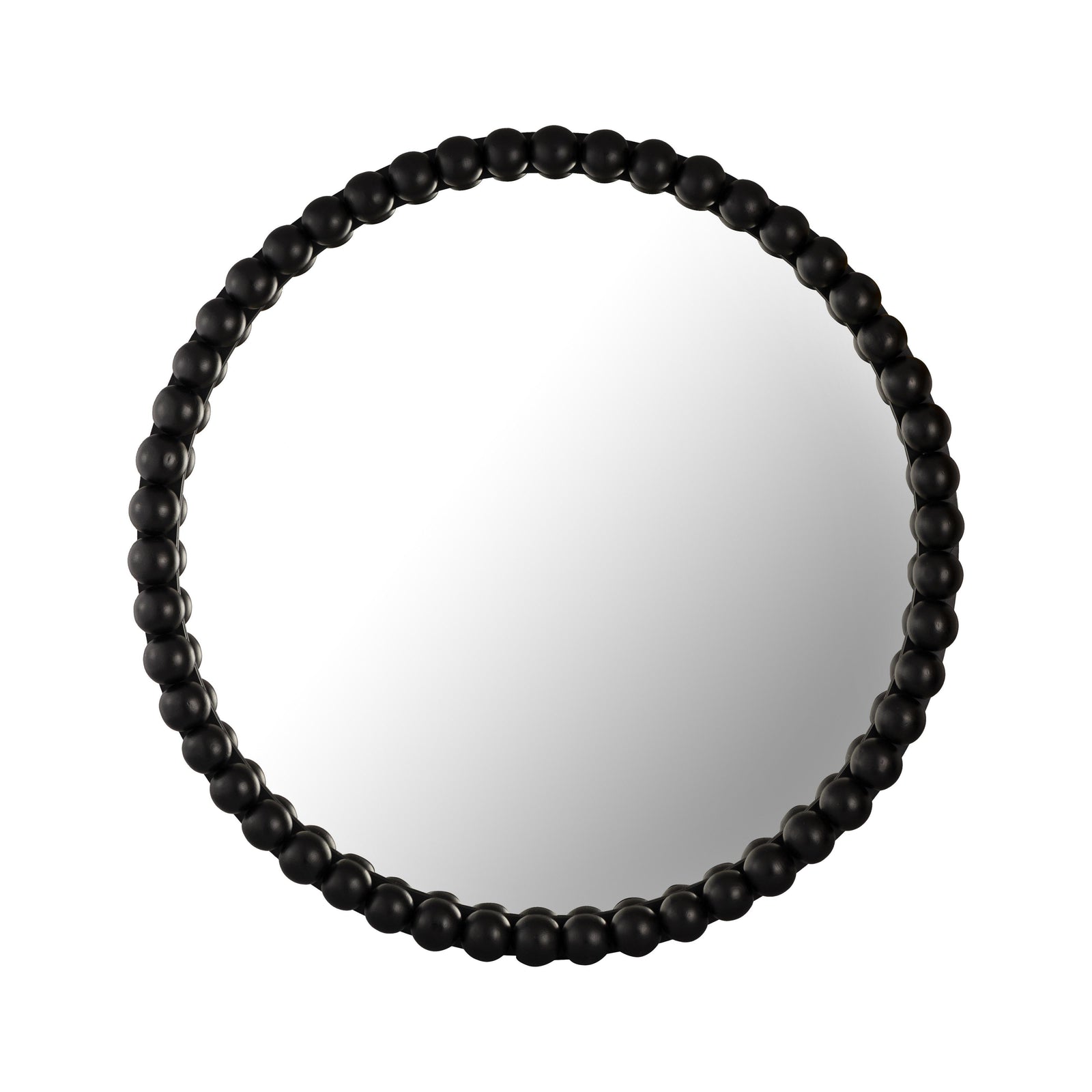 TOV Furniture Baria Black Wooden Mirror WALL MIRRORS