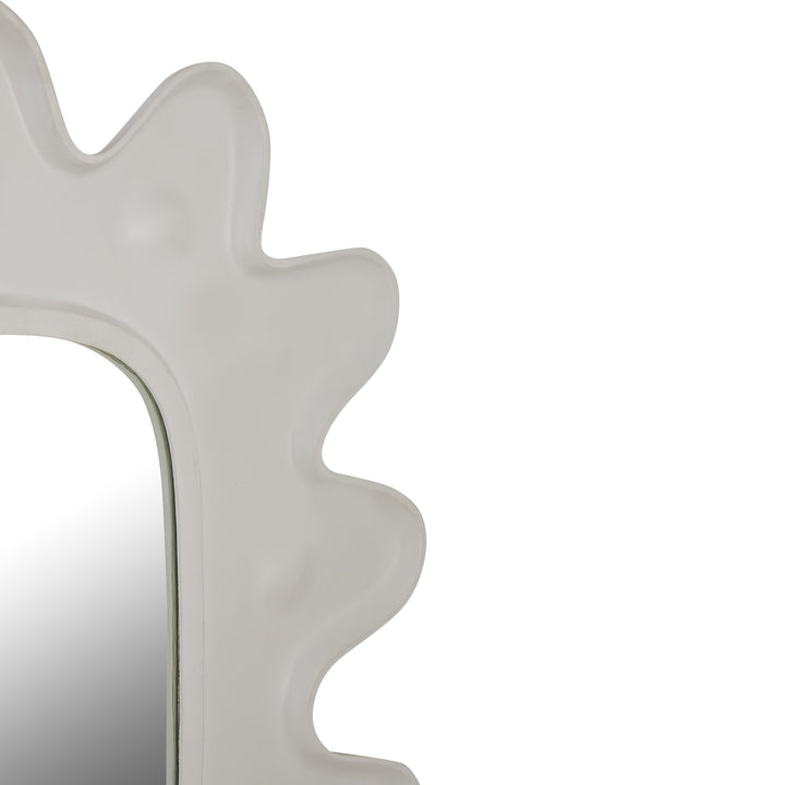 American Home Furniture | TOV Furniture - Genesis Mirror in White