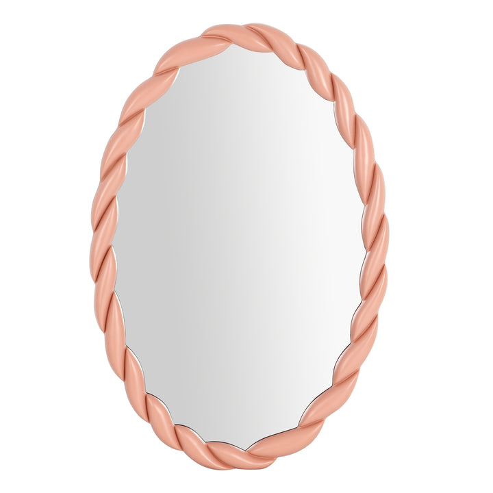 American Home Furniture | TOV Furniture - Agnes Mauve Oval Mirror