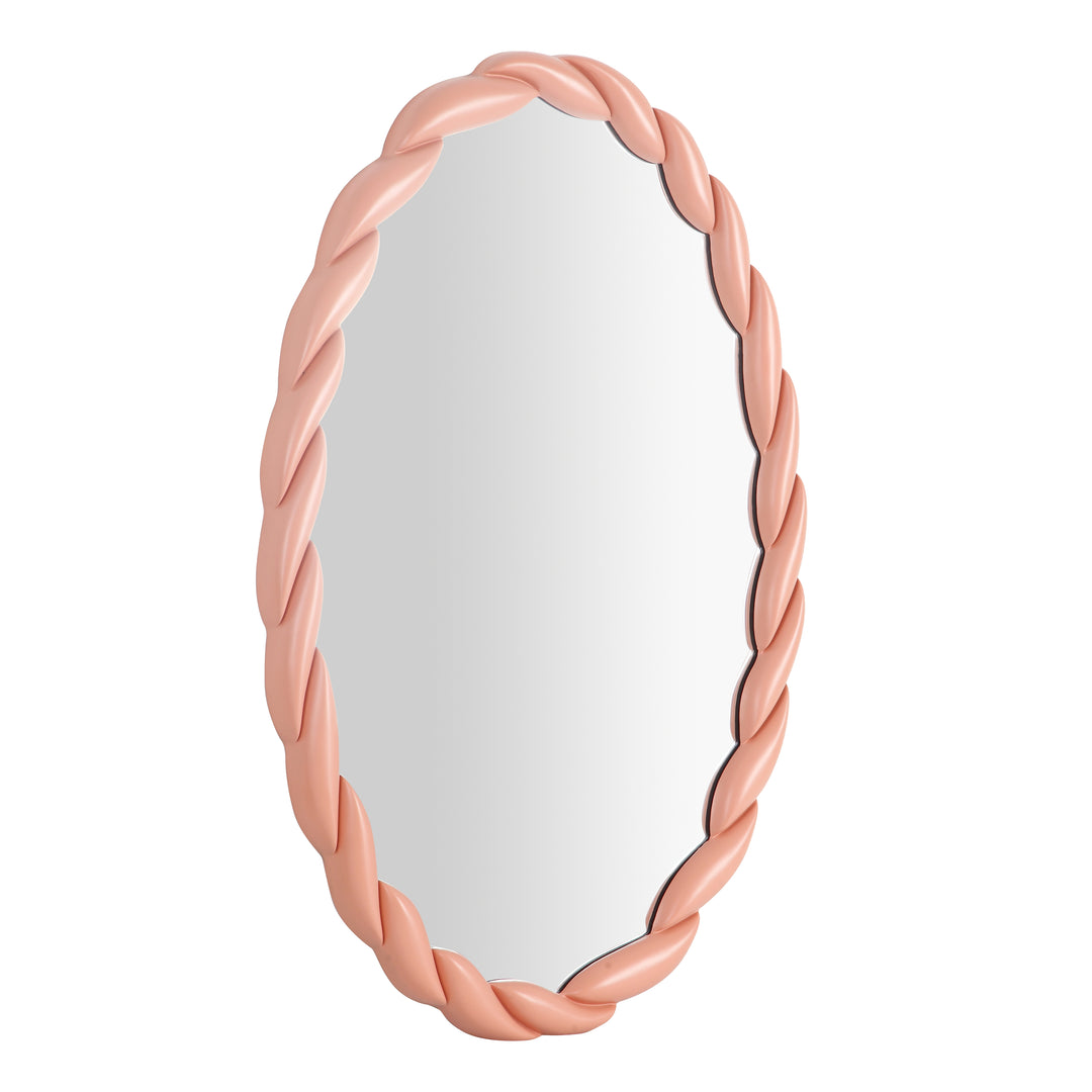 American Home Furniture | TOV Furniture - Agnes Mauve Oval Mirror