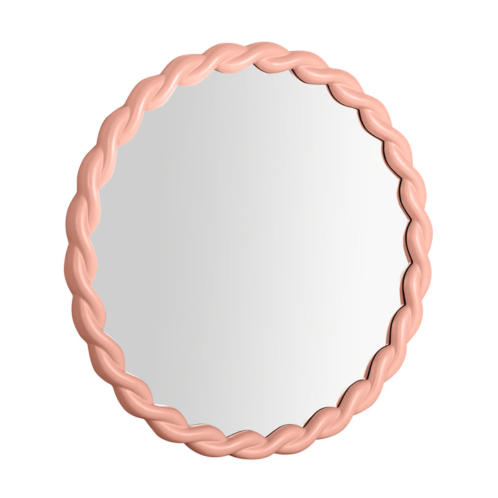 American Home Furniture | TOV Furniture - Agnes Mauve Round Mirror