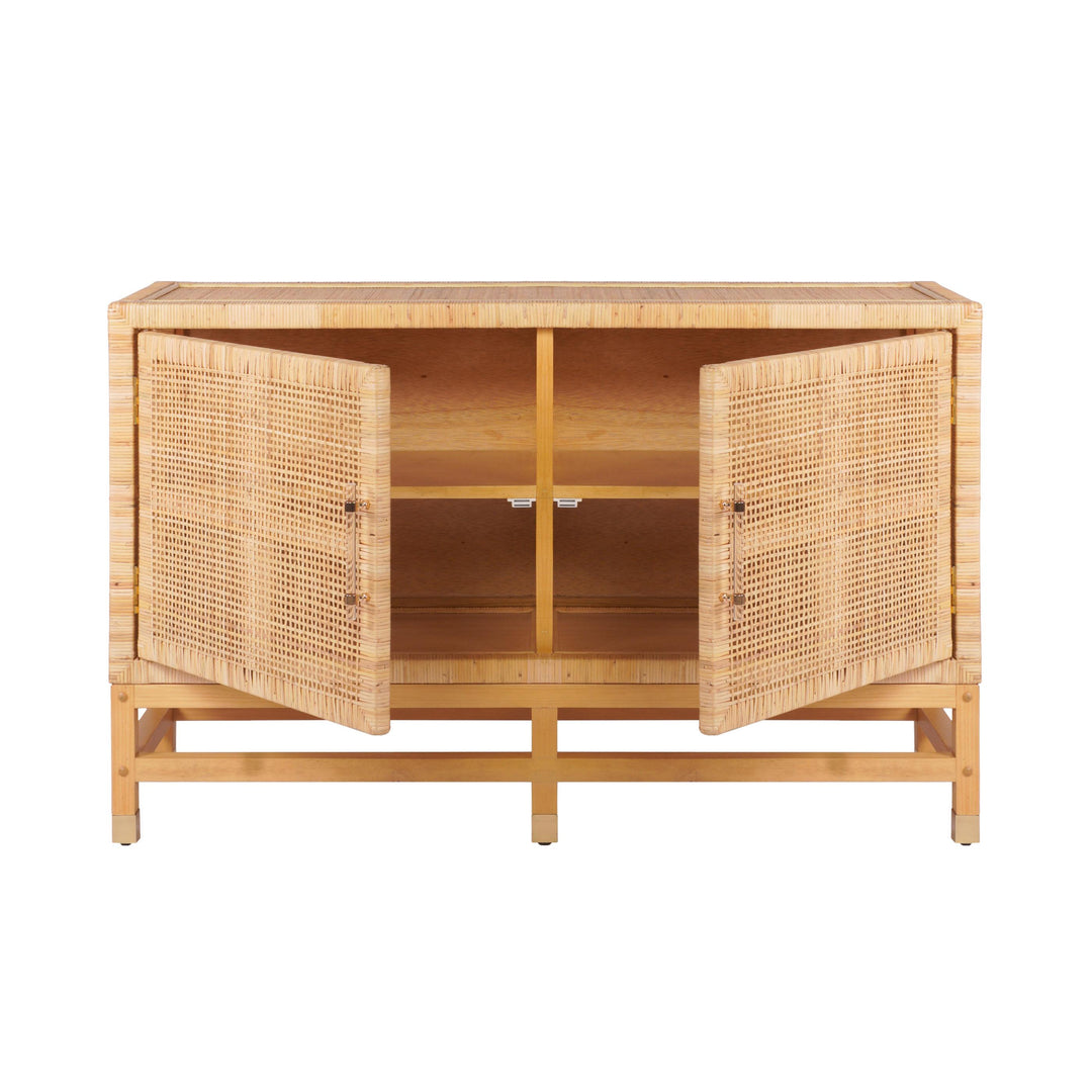 American Home Furniture | TOV Furniture - Amara Natural Woven Rattan Buffet