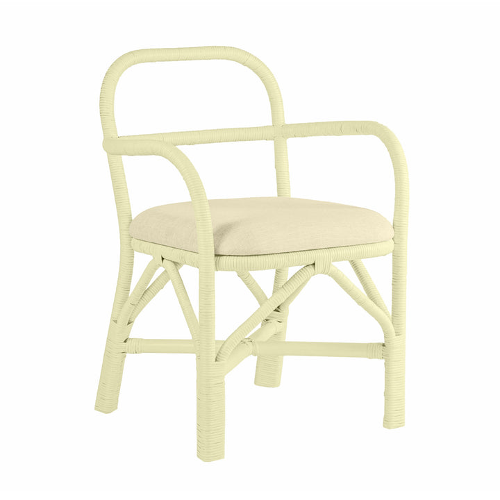 American Home Furniture | TOV Furniture - Ginny Cream Rattan Dining Chair