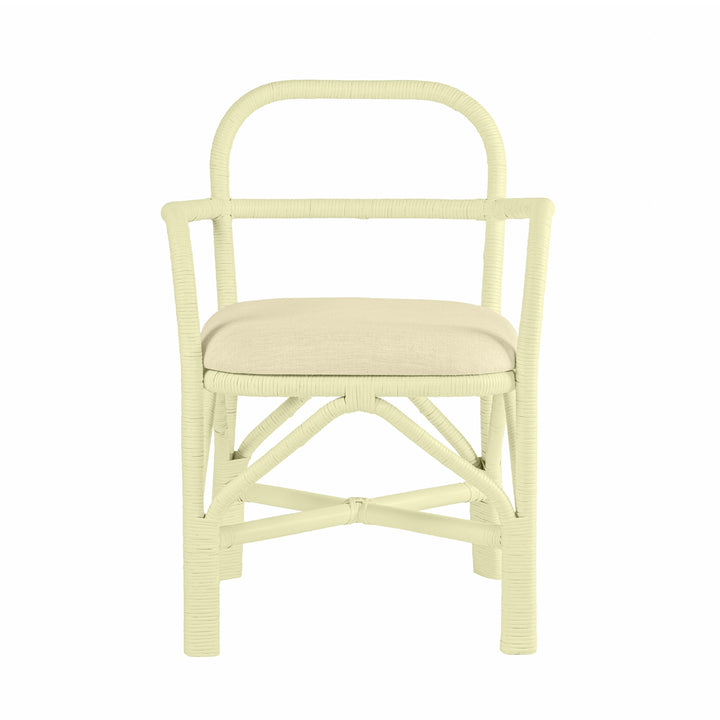 American Home Furniture | TOV Furniture - Ginny Cream Rattan Dining Chair