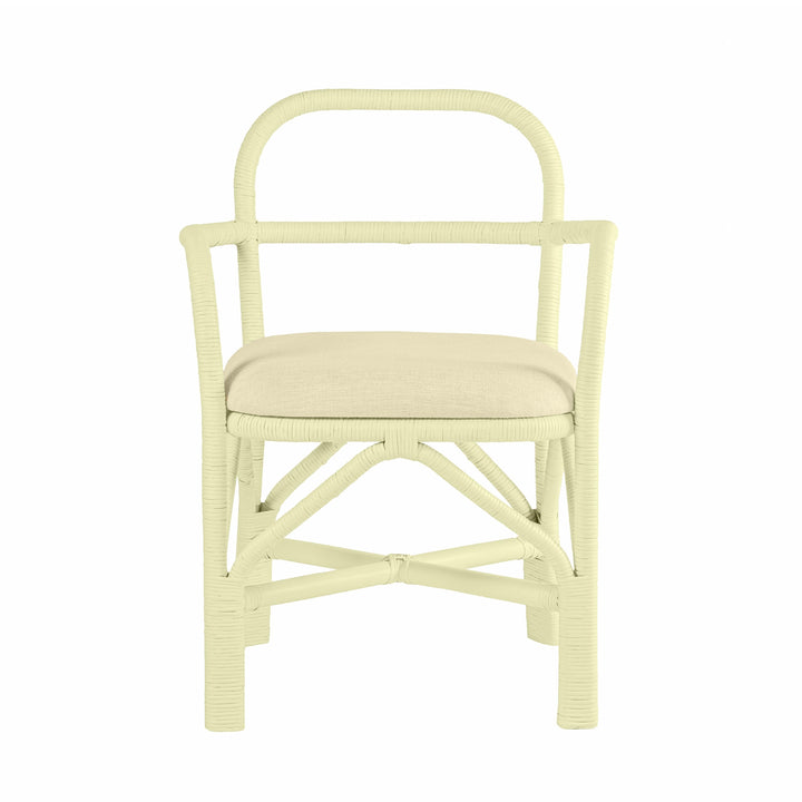 TOV Furniture Ginny Cream Rattan Dining Chair - Set of 2 DINING CHAIRS