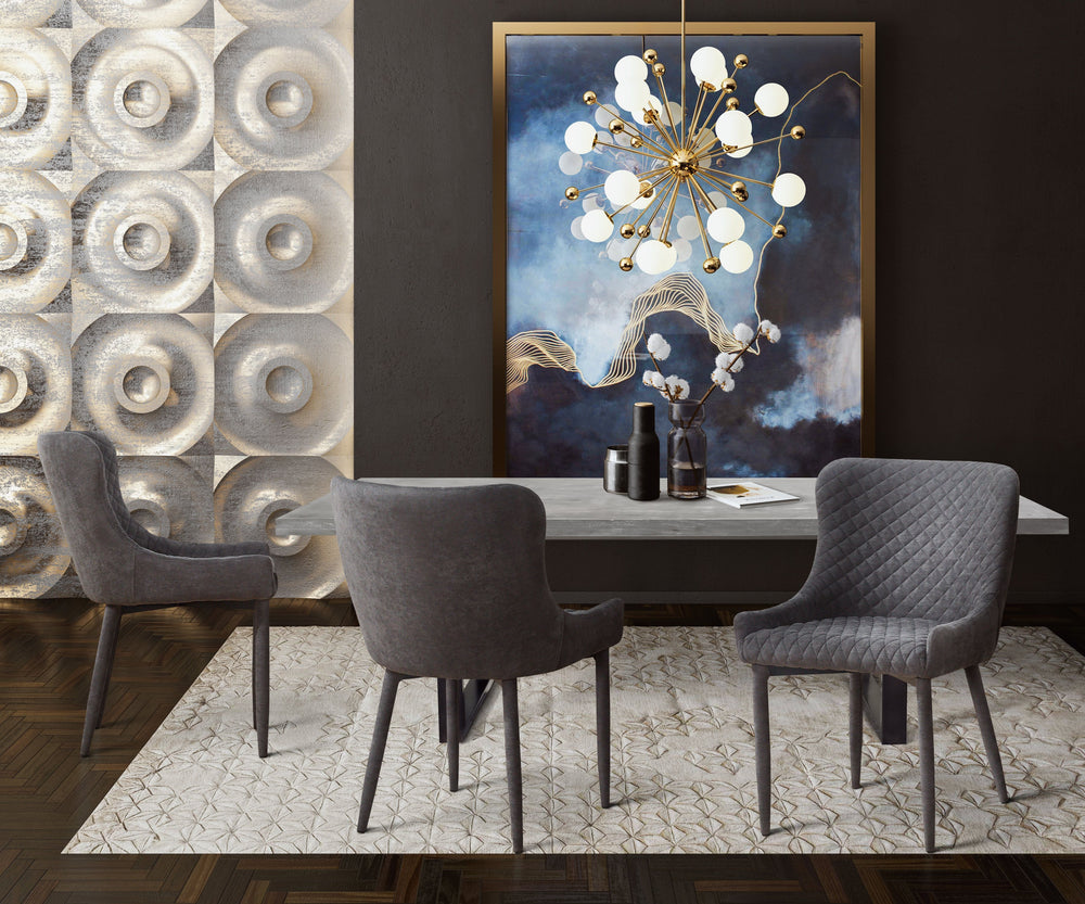 American Home Furniture | TOV Furniture - Draco Grey Chair