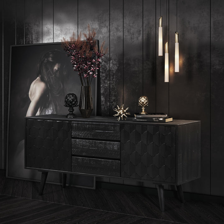 American Home Furniture | TOV Furniture - Valentina Black Buffet