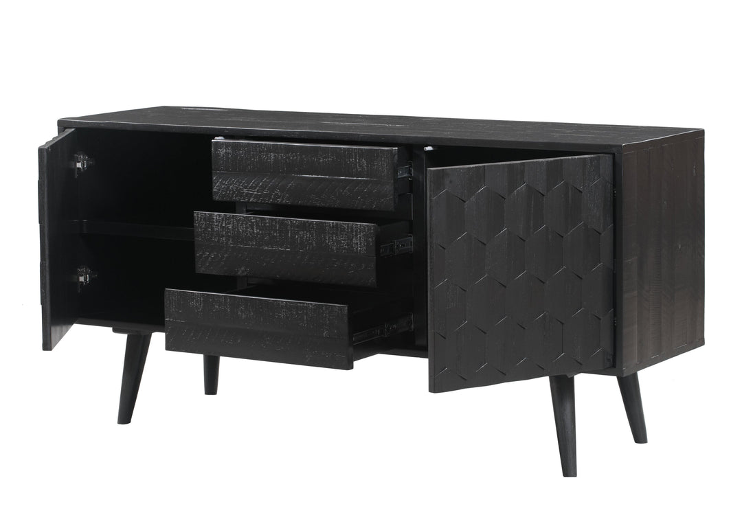 American Home Furniture | TOV Furniture - Valentina Black Buffet