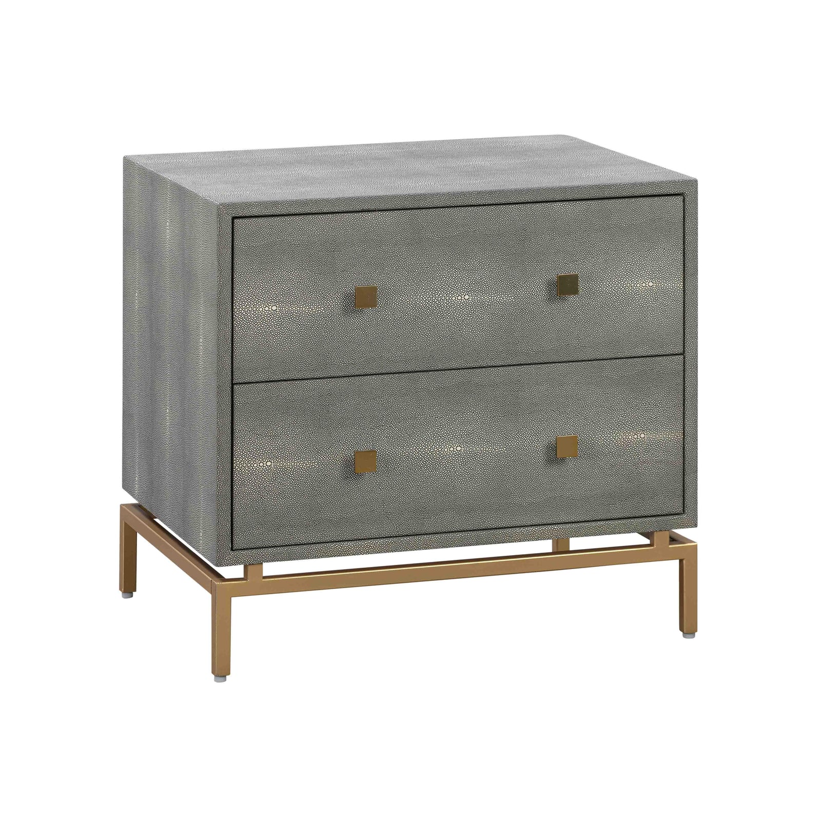 TOV Furniture Pesce Shagreen Nightstand NIGHTSTANDS