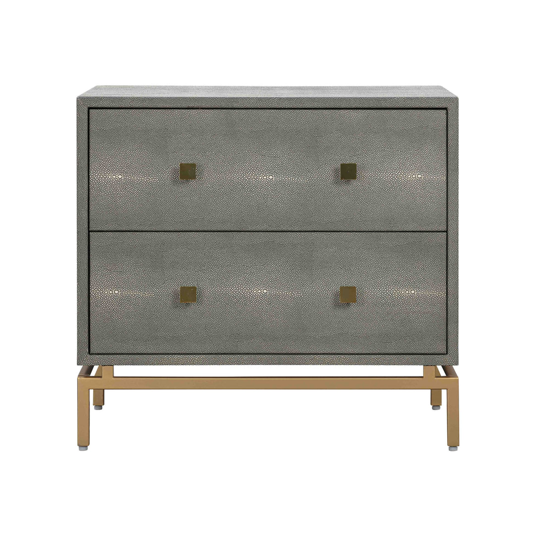 American Home Furniture | TOV Furniture - Pesce Shagreen Nightstand