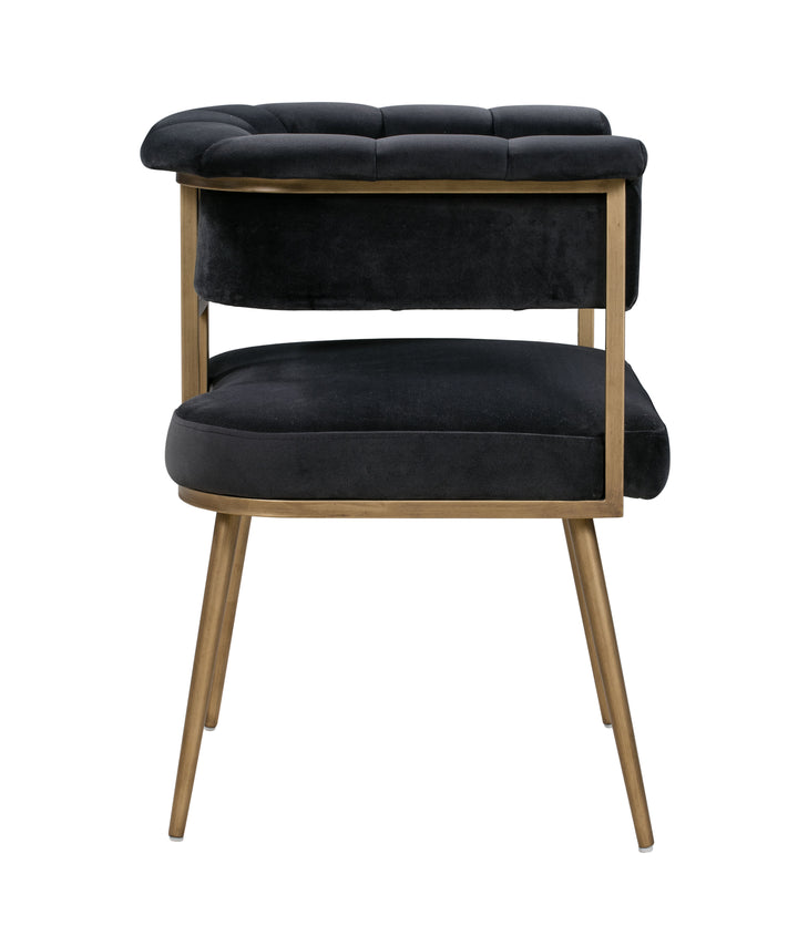 American Home Furniture | TOV Furniture - Astrid Grey Velvet Chair