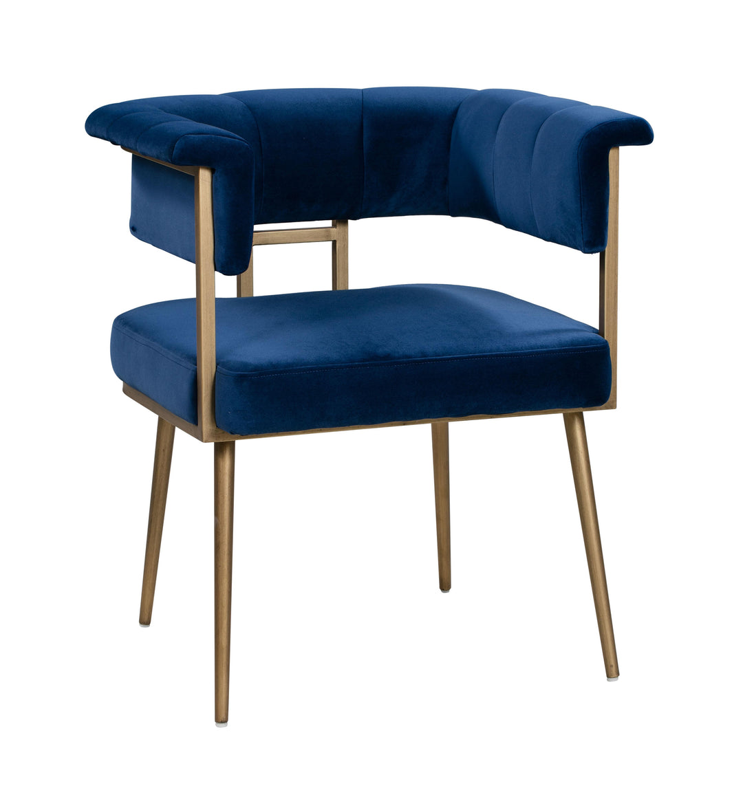 American Home Furniture | TOV Furniture - Astrid Navy Velvet Chair