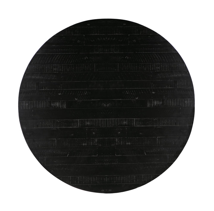 American Home Furniture | TOV Furniture - Rishi Black Rope Round Table