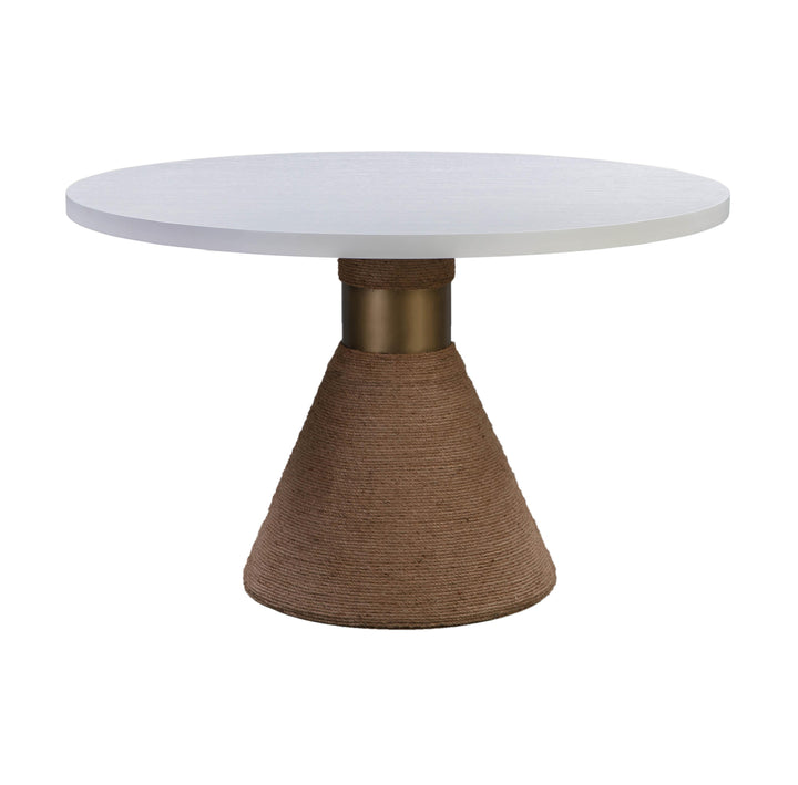 American Home Furniture | TOV Furniture - Rishi Natural Rope Round Table