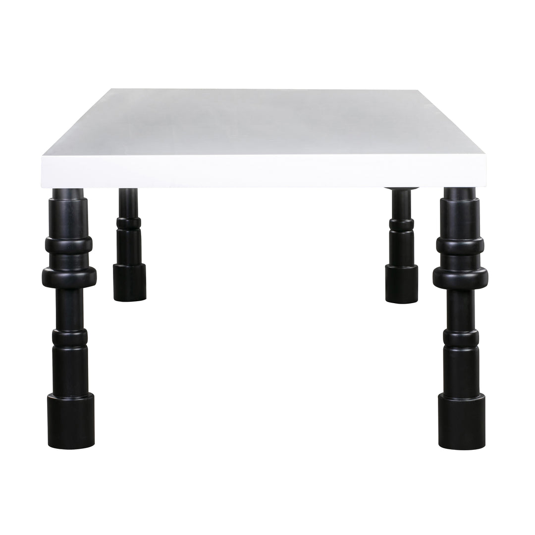 American Home Furniture | TOV Furniture - Spindle Gloss Lacquer Dining Table