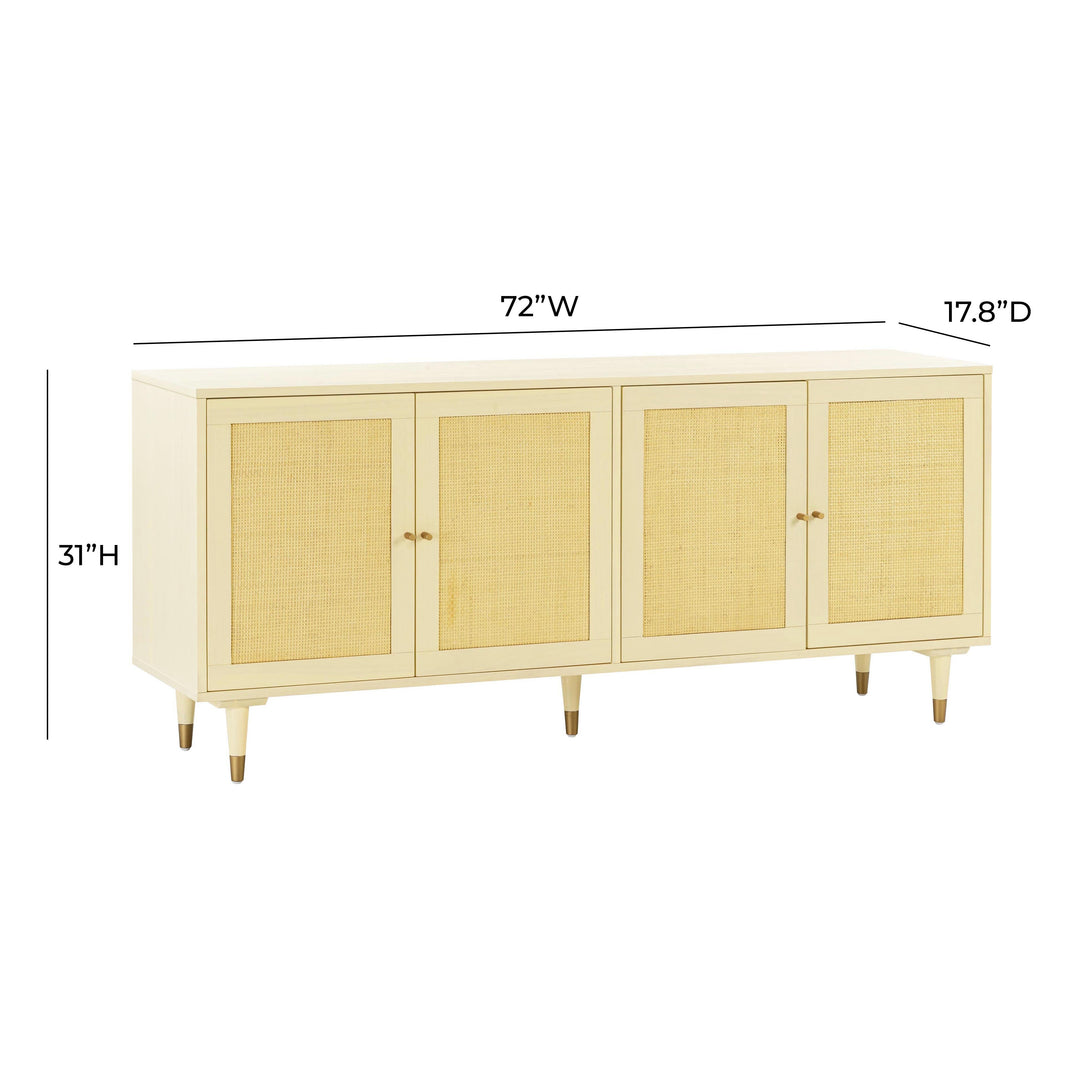 TOV Furniture Sierra Buttermilk Sideboard CABINETS