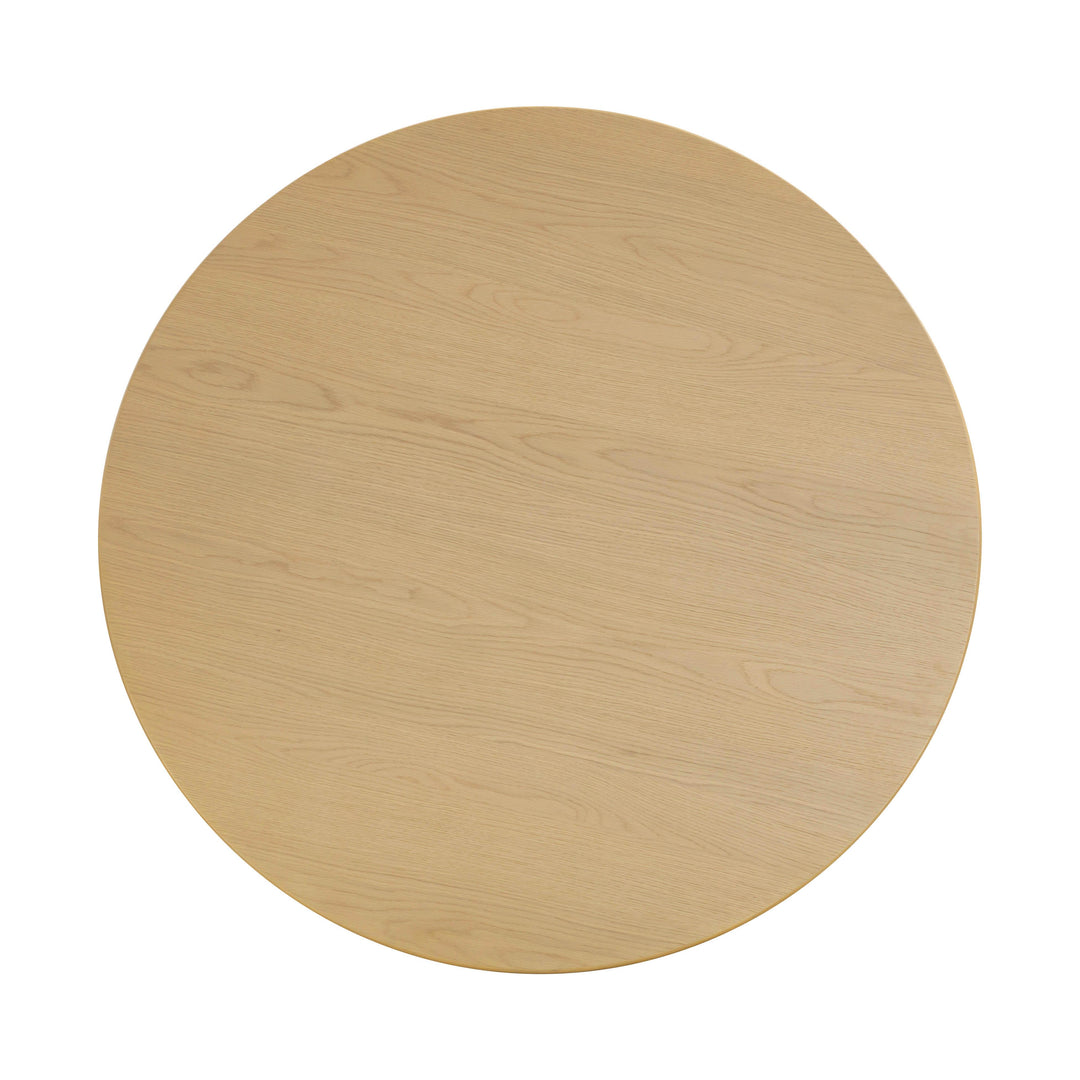 American Home Furniture | TOV Furniture - Chelsea Natural Oak Wood Round Dining Table