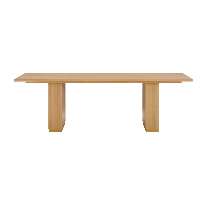 American Home Furniture | TOV Furniture - Chelsea Natural Oak Wood Rectangular Dining Table