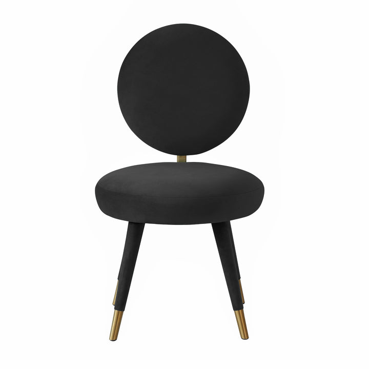 American Home Furniture | TOV Furniture - Kylie Black Velvet Dining Chair