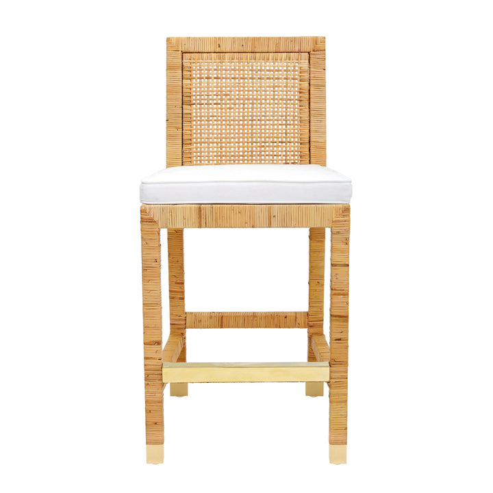 TOV Furniture Amara Rattan Counter Stool OTTOMANS, POUFS, + STOOLS
