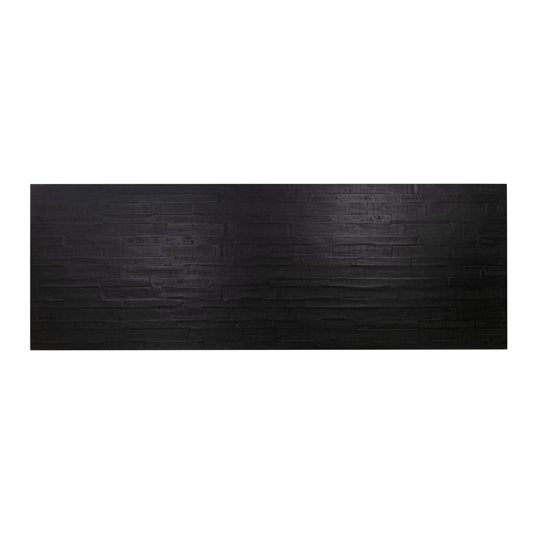 American Home Furniture | TOV Furniture - Rishi Black Rope Rectangular Table