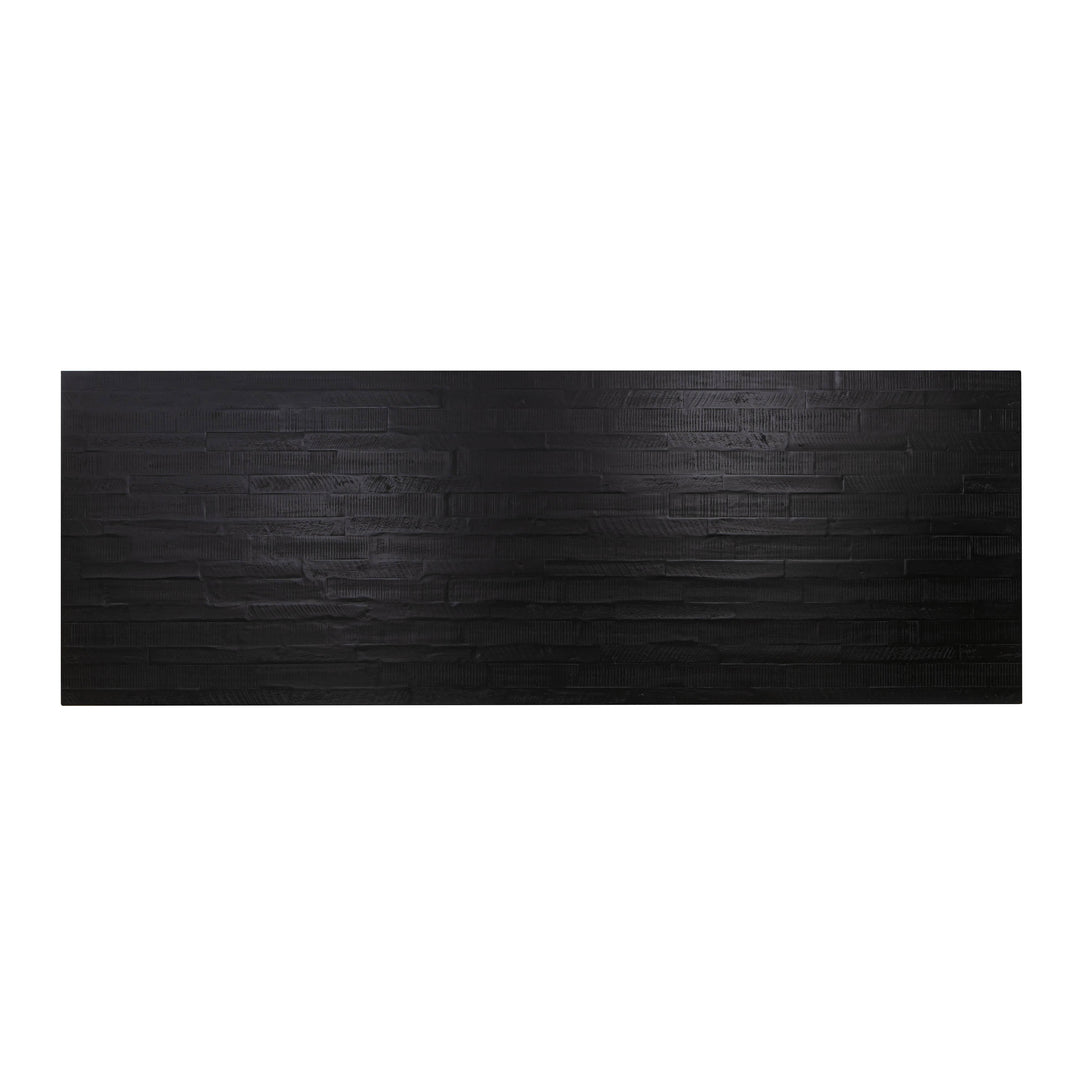 TOV Furniture Rishi Black Rope Rectangular Table DINING TABLES