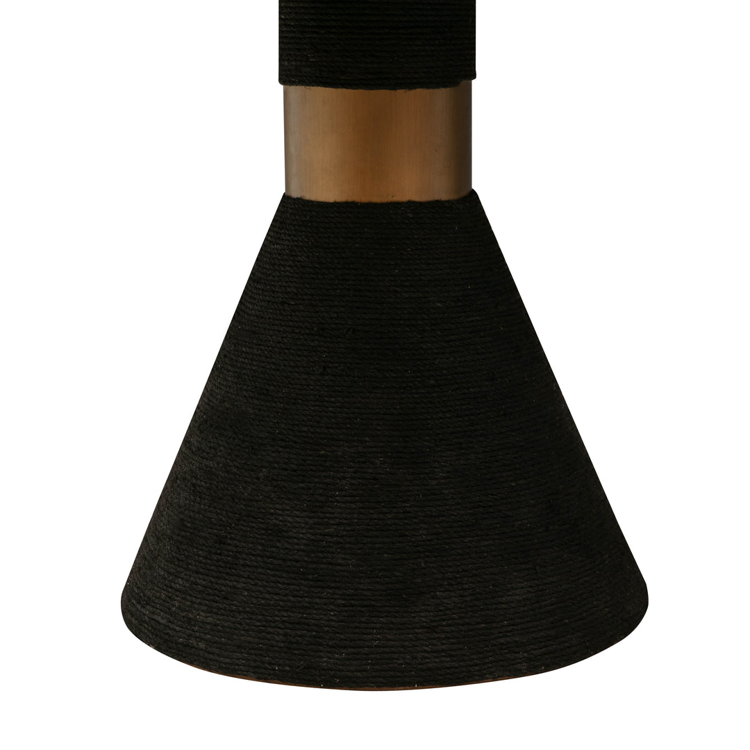 TOV Furniture Rishi Black Rope Rectangular Table DINING TABLES