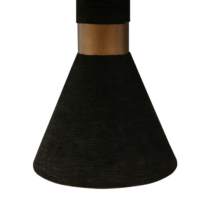 TOV Furniture Rishi Black Rope Rectangular Table DINING TABLES